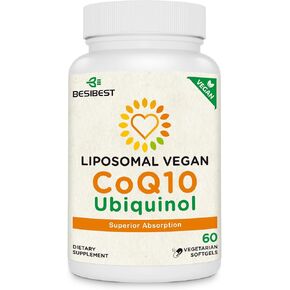 كبسولات هلامية CoQ10 600 ملغ مع فيتامين E وأوميغا 3، 6، 9، مكمل Ubiquinol CoQ10 عالي الامتصاص، أنزيم Q10 النشط لوظيفة القلب، إنتاج الطاقة، الخصوبة، عبوتان in Kuwait