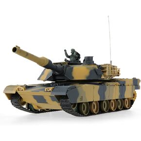 POCO DIVO Abrams M1A2 US Battle Tank RC Airsoft Panzer 1/24 مقياس 2.4Ghz التحكم عن بعد مركبة عسكرية قتالية قتالية بالأشعة تحت الحمراء BB in Kuwait
