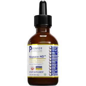 Premier Research Labs Melatonin-ND - Fermented Melatonin - Immunity Supplement - Probiotic-Cultured Melatonin - Liquid Melatonin - Pure Vegan - Organic Ingredients - 2 fl oz - 54 Servings in Kuwait
