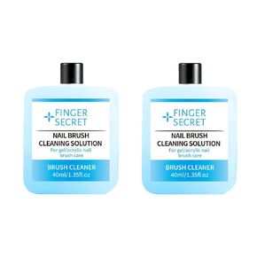 محلول تنظيف فرشاة الأظافر - منظف فرشاة تزيين الأظافر 40 مل لمنتجات المانيكير، منظف فرشاة الأظافر سهل الاستخدام بشكل أفضل لتصميم فن الأظافر in Kuwait