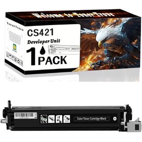 وحدة تطوير CS421 متوافقة مع طابعات Lexmark CS421 CS521 CS622 CX421 CX522 CX622 CX625، الطباعة المكتبية سهلة وسلسة (عبوة واحدة باللون الأسود) in Kuwait