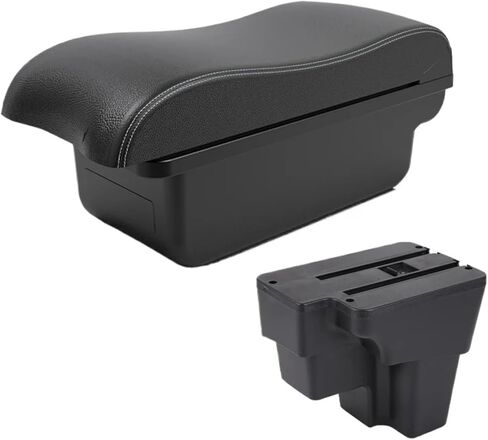 Fit for Kia STONIC Fit for Kia Rio lx Cerato car Center Console armrest Box Parts Storage Parts South America(A3 Black White NOUSB) in Saudi Arabia