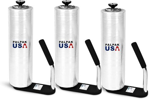 PalPak100 -The Leading Stretch Film Dispenser - Holds 12" to 18" Stretch Film - Light Weight Industrial Strength (12 Pack) in Saudi Arabia