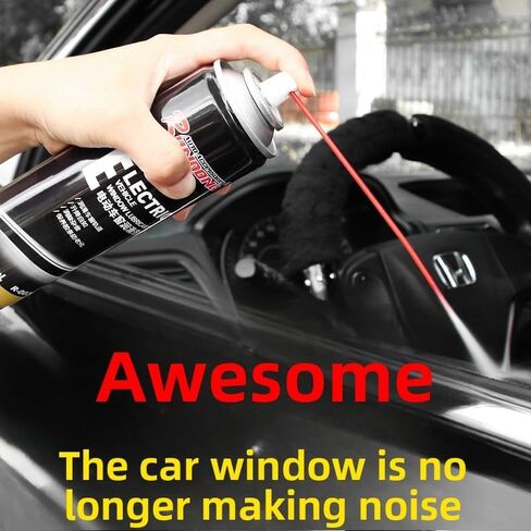 268ML Car Window Lubricant Spray - Stops Squeaking & Noise for Electric Windows, Sunroofs, Seals & Rubber Tracks, Cleans & Conditions, Anti-Stick Formula (1) in Saudi Arabia