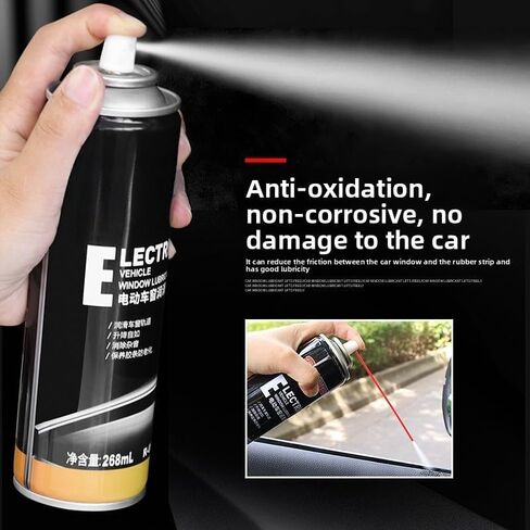268ML Car Window Lubricant Spray - Stops Squeaking & Noise for Electric Windows, Sunroofs, Seals & Rubber Tracks, Cleans & Conditions, Anti-Stick Formula (1) in Saudi Arabia