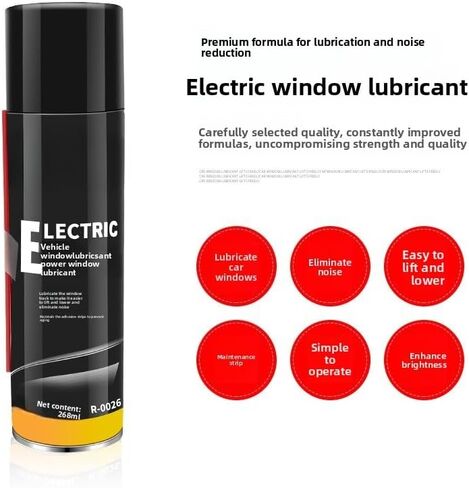 268ML Car Window Lubricant Spray - Stops Squeaking & Noise for Electric Windows, Sunroofs, Seals & Rubber Tracks, Cleans & Conditions, Anti-Stick Formula (1) in Saudi Arabia