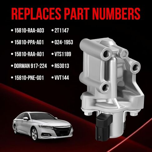 15810-RAA-A03 VTEC صمام بكرة الملف اللولبي مع مفتاح ضغط الزيت وحشية متوافق مع Honda Civic Acura RSX 2.0L Accord CR-V Element 2.4L استبدال #15810-PNE-G01 15810-PPA-A01 917-224 in Kuwait