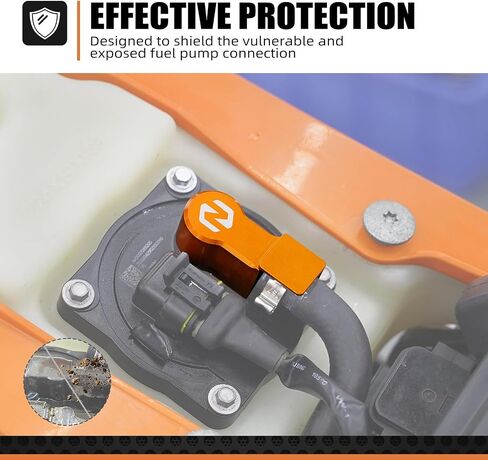 مجموعة حماية مضخة الوقود NICECNC متوافقة مع KTM 125-450 XC/SX/XCF/SXF 2023-2025، 150-500 EXC/EXCF/XCW/XCF-W/XW-F 2024-2025، أسود، انظر الإعداد in Kuwait