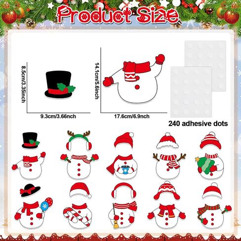 60pcs Christmas Theme Cutouts Snowman Bulletin Board Decorations Xmas Snowman Paper Cut-Outs Classroom Decor for Xmas Classroom DIY Craft Photo Wall Door Christmas Winter Party Supplies in Saudi Arabia