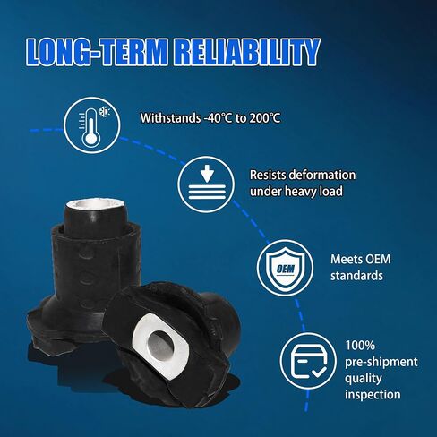 2PCS Suspension Cradle Rubber Bushing for Jee.p Grand Cherokee WK Dodge Durango, Replaces 52124754AC in Kuwait