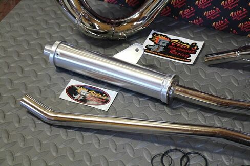 أنابيب Vito's Performance FAT BASTARD في الإطار 1987-2006 تناسب Yamaha Banshee CHROME in Kuwait