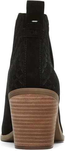 TOMS Womens Everly Pull On Casual Boots Ankle Mid Heel 2-3" - Brown in Kuwait