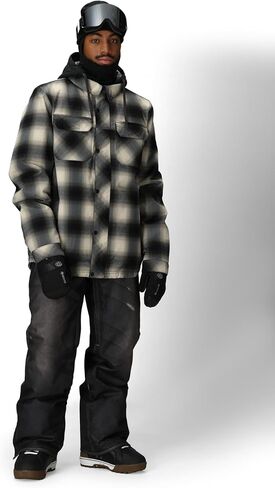 686 Men's Deconstructed Denim Pant - Insulated Ski Pants for Snow and Winter, Water and Weather Resistant in Saudi Arabia