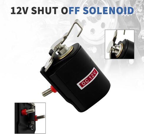 12V Shut Off Solenoid 26214 Compatible with Roosa Master 6.2 6.9 7.3 5.7 6.5, Compatible with John Deere Stanadyne DB JDB DC JDC DBO DM2 DM4 DB2 DB4 in Saudi Arabia