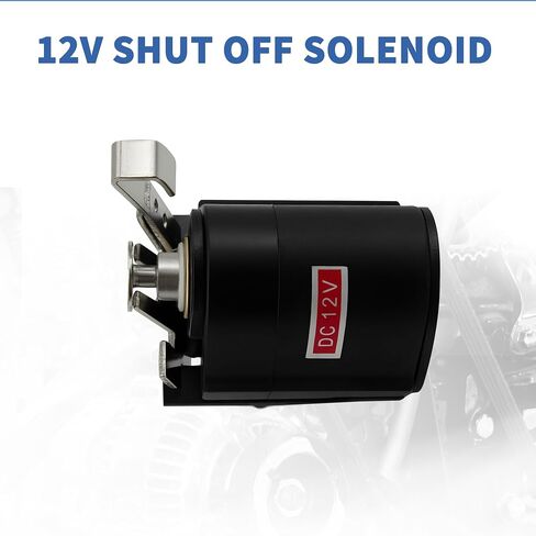 12V Shut Off Solenoid 26214 Compatible with Roosa Master 6.2 6.9 7.3 5.7 6.5, Compatible with John Deere Stanadyne DB JDB DC JDC DBO DM2 DM4 DB2 DB4 in Saudi Arabia