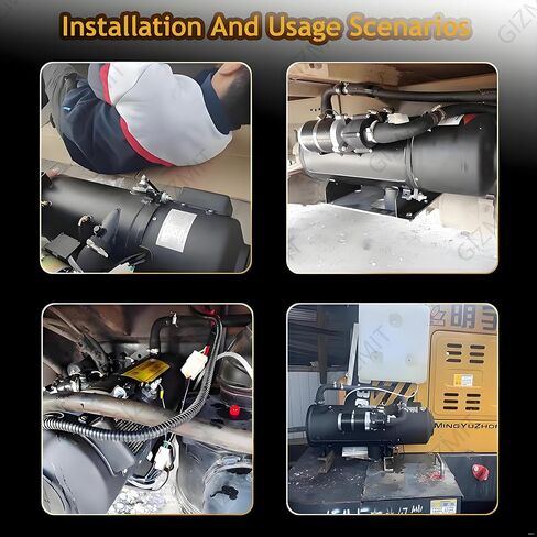 Stainless Steel Liquid Fuel Heater, 12V/24V Hydronic Heater, Rapid Heating, Suitable for Cars, Trucks and Cranes 30KW12V in Saudi Arabia