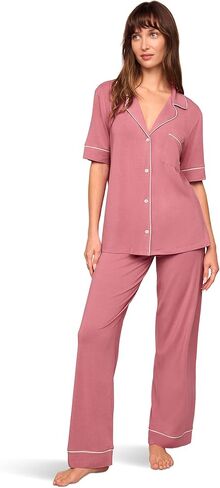Eberjey Gisele Short Sleeve Pant PJ Set in Kuwait