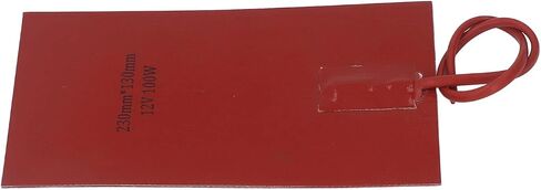 BRRNOO Fuel Heater Pad 100W Fast Heating Silicone 230mm Length 130mm Width for Vehicles (DC12V) in Saudi Arabia