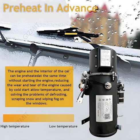 Diesel Heater, Stainless Steel Liquid Fuel Heater, Temperature Control, Hydronic Coolant Heater, Low Fuel Consumption, for Starting Vehicles in Winter 30KW24V in Saudi Arabia