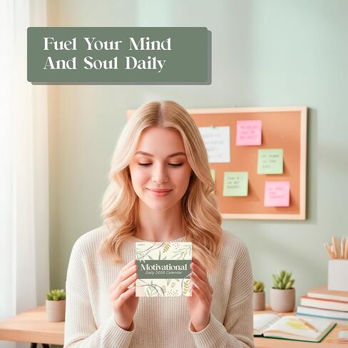 التقويم التحفيزي لعام 2026 | يتضمن 365 اقتباسًا وتأكيدًا إيجابيًا، استمتع بعام كامل من الاقتباسات والعبارات والتأكيدات الملهمة للنجاح والسعادة والنمو الشخصي in Kuwait