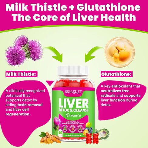 تطهير الكبد التخلص من السموم والإصلاح ، 2000 ملغ ملحق الحليب الشوك مع جذر الهندباء ، الجلوتاثيون والخرشوف ، 23 في -1 الصيغة العشبية لإزالة السموم والصحة ، خالية من السكر ، نباتي ، 60 غولت. in Kuwait