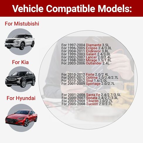 F4A41 F4A42 Transmission Shift Solenoid Kit 1set for forte 2.0 2.4L 2010-2012, Optima 2.0 2.4 2.7L 2001-2012, Soul 1.6 2.0L 2010-2012, Endeavor 3.8L 2004-2011 Transmission Solenoid Replace in Kuwait