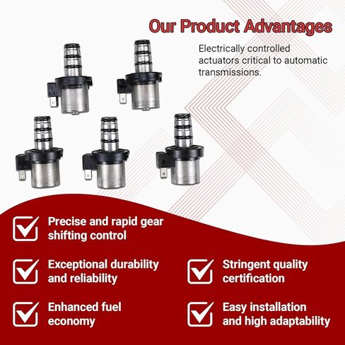 F4A41 F4A42 Transmission Shift Solenoid Kit 1set for forte 2.0 2.4L 2010-2012, Optima 2.0 2.4 2.7L 2001-2012, Soul 1.6 2.0L 2010-2012, Endeavor 3.8L 2004-2011 Transmission Solenoid Replace in Kuwait