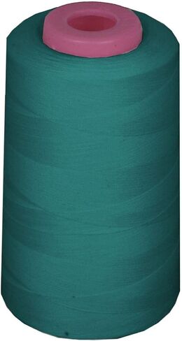 6000 Yards 100 Percent Polyester Cone Serger Thread, Teal - AX129 in Saudi Arabia
