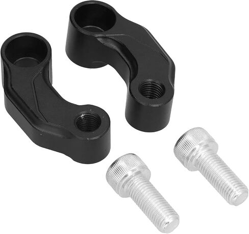 2PCS Rearview Mirror Extension Bracket Replacement for Vstrom DL1000 20142019 (Black) in Saudi Arabia
