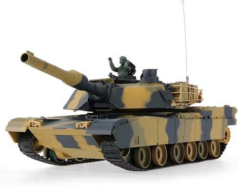 POCO DIVO Abrams M1A2 US Battle Tank RC Airsoft Panzer 1/24 مقياس 2.4Ghz التحكم عن بعد مركبة عسكرية قتالية قتالية بالأشعة تحت الحمراء BB in Kuwait
