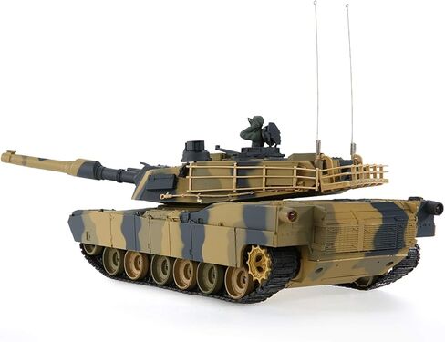 POCO DIVO Abrams M1A2 US Battle Tank RC Airsoft Panzer 1/24 مقياس 2.4Ghz التحكم عن بعد مركبة عسكرية قتالية قتالية بالأشعة تحت الحمراء BB in Kuwait
