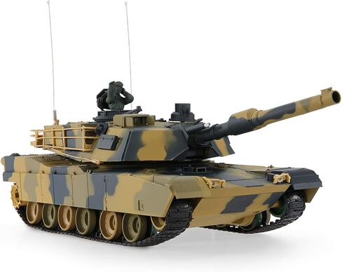 POCO DIVO Abrams M1A2 US Battle Tank RC Airsoft Panzer 1/24 مقياس 2.4Ghz التحكم عن بعد مركبة عسكرية قتالية قتالية بالأشعة تحت الحمراء BB in Kuwait