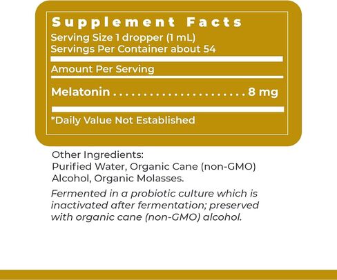 Premier Research Labs Melatonin-ND - Fermented Melatonin - Immunity Supplement - Probiotic-Cultured Melatonin - Liquid Melatonin - Pure Vegan - Organic Ingredients - 2 fl oz - 54 Servings in Saudi Arabia