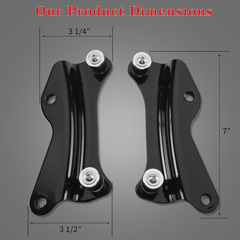 4 Point Docking Hardware Kit for Touring Street Glide Electra Glide Road Glide 2014-2025 (Black) in Saudi Arabia