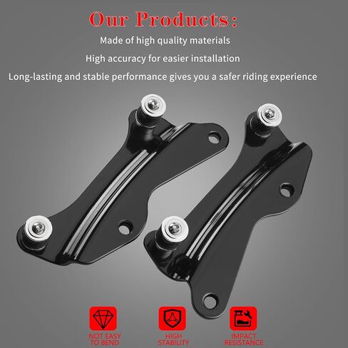 4 Point Docking Hardware Kit for Touring Street Glide Electra Glide Road Glide 2014-2025 (Black) in Saudi Arabia