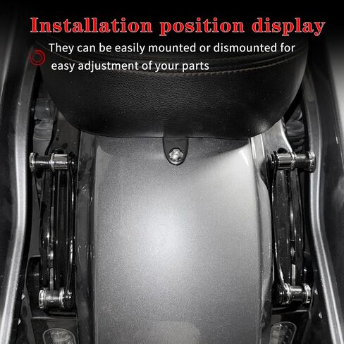 4 Point Docking Hardware Kit for Touring Street Glide Electra Glide Road Glide 2014-2025 (Black) in Saudi Arabia