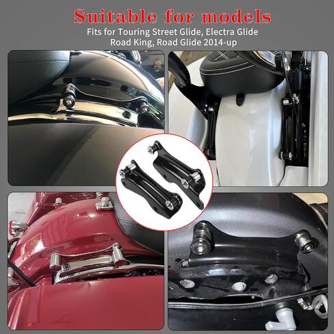 4 Point Docking Hardware Kit for Touring Street Glide Electra Glide Road Glide 2014-2025 (Black) in Saudi Arabia