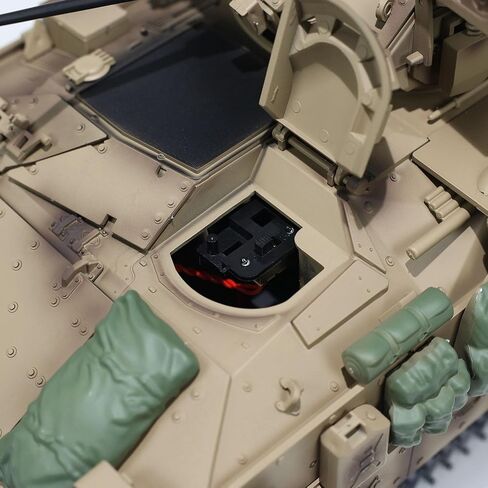 TOUCAN RC HOBBY Tongde 1/16 RC Tanks M2A2 Bradley Infrared Barrel Recoil Electric Toy Model No BB Shooting Function,US in Stock in Saudi Arabia