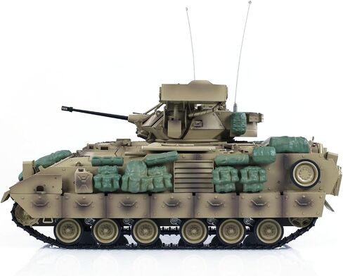 TOUCAN RC HOBBY Tongde 1/16 RC Tanks M2A2 Bradley Infrared Barrel Recoil Electric Toy Model No BB Shooting Function,US in Stock in Saudi Arabia