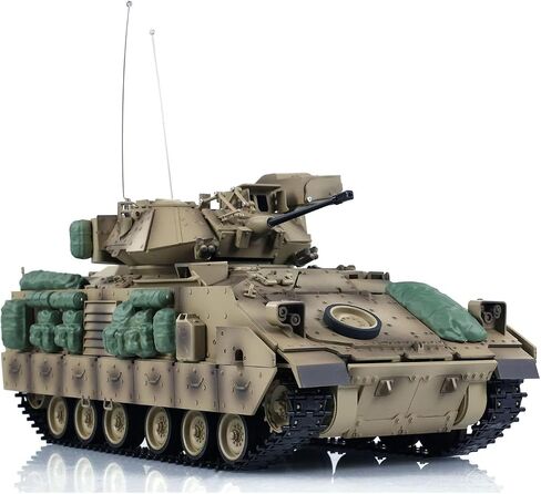 TOUCAN RC HOBBY Tongde 1/16 RC Tanks M2A2 Bradley Infrared Barrel Recoil Electric Toy Model No BB Shooting Function,US in Stock in Saudi Arabia