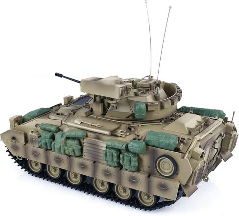 TOUCAN RC HOBBY Tongde 1/16 RC Tanks M2A2 Bradley Infrared Barrel Recoil Electric Toy Model No BB Shooting Function,US in Stock in Saudi Arabia