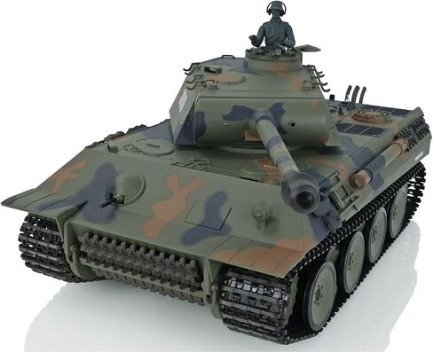 توكان RC هواية 2.4Ghz Henglong 1/16 7.0 إصدار بلاستيكي ألماني النمر V RTR دبابة مع جهاز للتحكم عن بُعد موديل 3819 in Kuwait