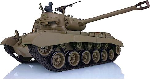 POCO DIVO Snow Leopard M26 Pershing US Tank، 1/16 RTR RC مركبة قتال مدرعة، Heng Long 3838 S Edition الإصدار الأساسي، Airsoft Battle Infrared Combat، صوت دخان خفيف ارتداد نموذج عسكري in Kuwait