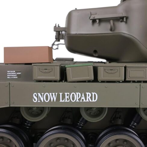 POCO DIVO Snow Leopard M26 Pershing US Tank، 1/16 RTR RC مركبة قتال مدرعة، Heng Long 3838 S Edition الإصدار الأساسي، Airsoft Battle Infrared Combat، صوت دخان خفيف ارتداد نموذج عسكري in Kuwait