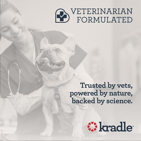 مضغ كرادل اليومي المهدئ، دعم تخفيف التوتر للكلاب (75 مضغ ناعم) | نكهة الدجاج | يساعد على التهدئة من قلق الانفصال والرعد والألعاب النارية وركوب السيارات | لجميع سلالات الكلاب وأحجامها in Kuwait