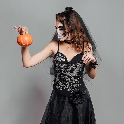 Jaciya Red Veil Bachelorette Party Decorations Bridal Wedding Veils for Women Halloween Party Favors in Saudi Arabia
