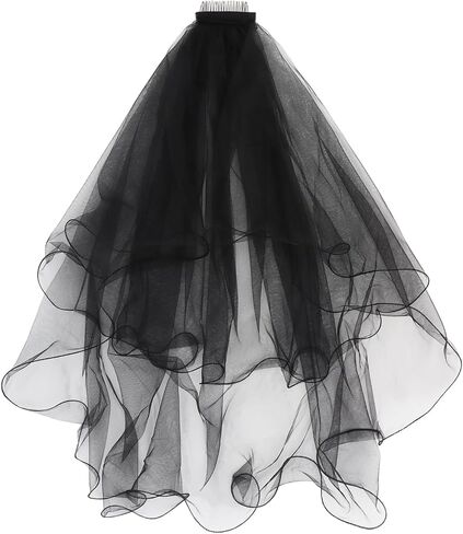 Jaciya Red Veil Bachelorette Party Decorations Bridal Wedding Veils for Women Halloween Party Favors in Saudi Arabia