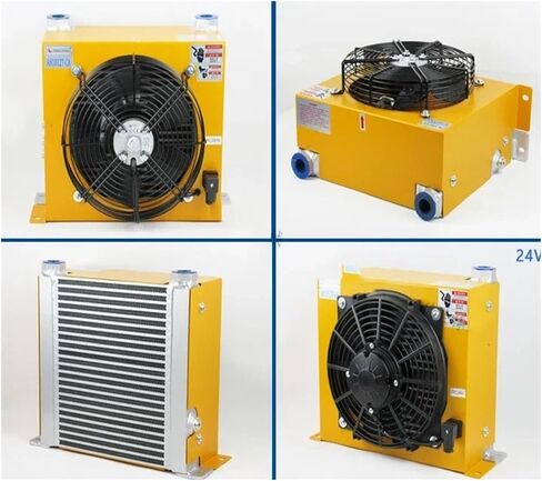 AH1012T-CA Hydraulic Air Cooler 24V/12V/220V/380V Truck-Mounted Crane Modified Fuel Tank Cooling Air-Cooled Oil Radiator Versatile Applications(380) in Saudi Arabia