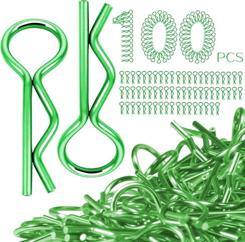 مشابك جسم السيارة RC مقاس 1.0 مم، مشابك سحب ومشابك للجسم (10 عبوات)، مشابك جسم مطاطية ومعدنية لـ Arrma 1/10 Granite/Senton Boost، Traxxas 1/12 1/14 1/16 مقياس RC الزاحف، مشبك ثابت (أسود) in Saudi Arabia