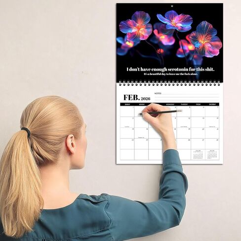 2026 Calendar for Tired Women,Fuck It Calendar 2026,Tired Women Calendar,Funny party gift Home Office Wall Calendar - Funny Monthly Calendar Gag Gift for Womens in Saudi Arabia